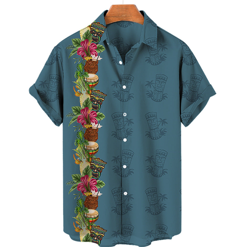 Beachwear Printed Shirt For Men